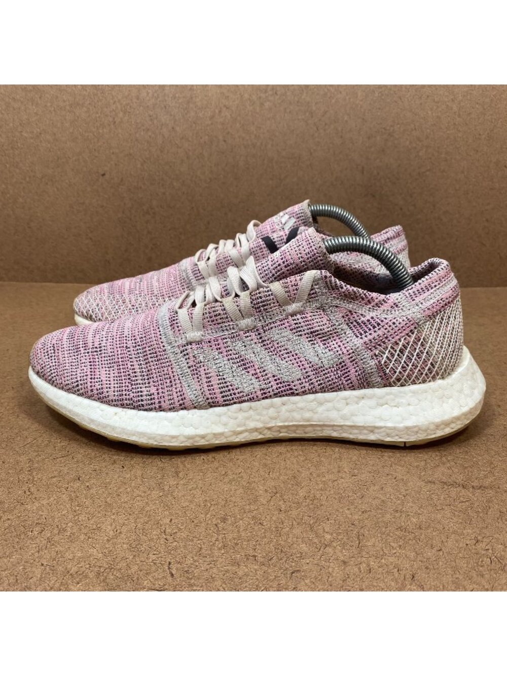Adidas Womens Pureboost Go Running Shoes Orchid Tint Size 10 Knit Sneakers